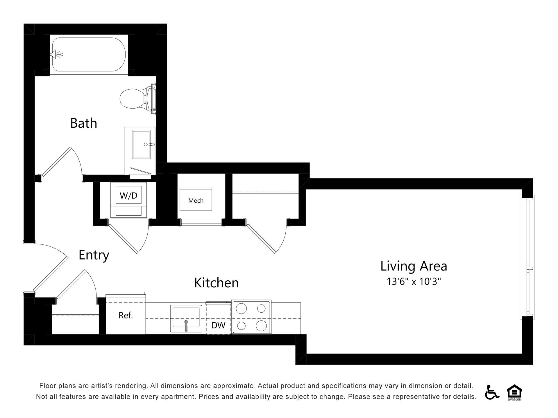 Floor plan layout diagram for S1